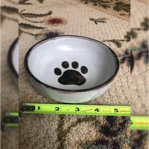 *MAKE OFFER. DONATING JANUARY 1. * Beautiful handcrafted small dog water dish